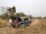 Nate on safari in Africa...uh oh...