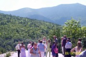 A wedding at the top of Cathedral Ledge in North Conway