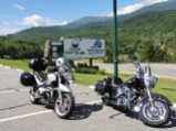 BMW and HD at the Mt Washington auto road