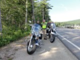 Bruce and Jerry road side on Rt 153 in Maine