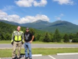 Jerry and Bruce with Mt Adams in the back drop