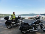 Jerry and the bikes at Province Lake