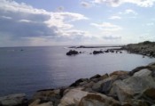 Rye Beach - south towards Massachusetts