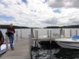 Nate chills in Center Harbor