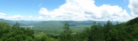 North Adams in the Berkshires - panorama