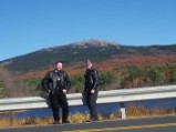 The boys taking a look at Mt Monadnock