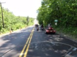 Backed up traffic on Rt 11 into Weirs Beach