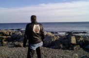 John with Harley Logo in Rye