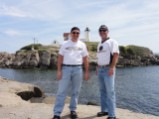 John and Bruce at York lighthouse