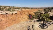 Bruce checks out the canyon