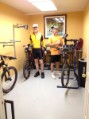 Boys posing in the maintenance room