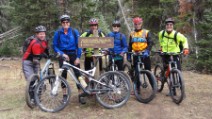 Most of the 10 man crew before the massive climb to Burrow Pass