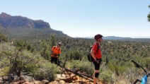 Ed and Nate on the Chuckwagon trail