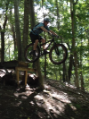 MTB Willowdale - just as gravity takes hold...