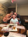 Nitzie's 80th in Cinci - The Birthday Girl gets a head massage