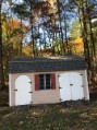 Shed roof and doors before