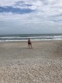 Shell picking on Wrightsville Beach