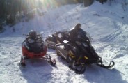 Taking a break on Rocky Loop