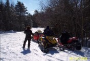 A splended breather at a Route 5 Trail Intersection