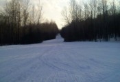 West Side Trail as daylight wanes