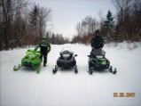 Bill and friends on the trail in December